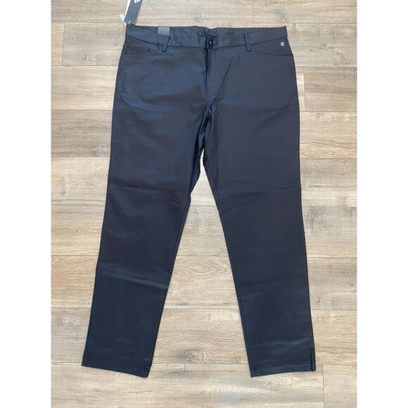 Adidas Men's 42X34 Go-to 5-Pocket Tapered Fit Golf Pants Stretch Black